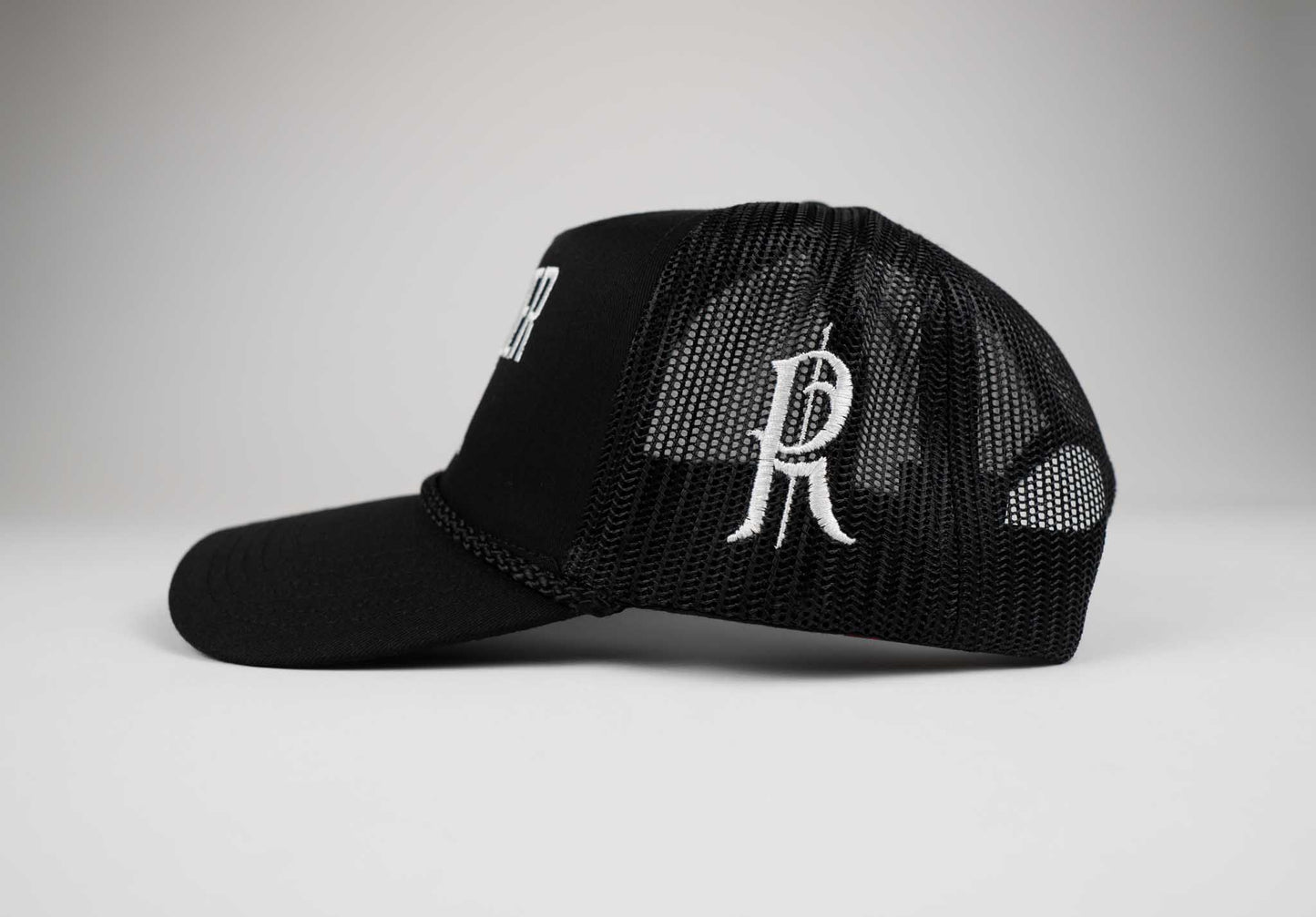 ISLANDER DEPT.  TRUCKER HAT - BLACK